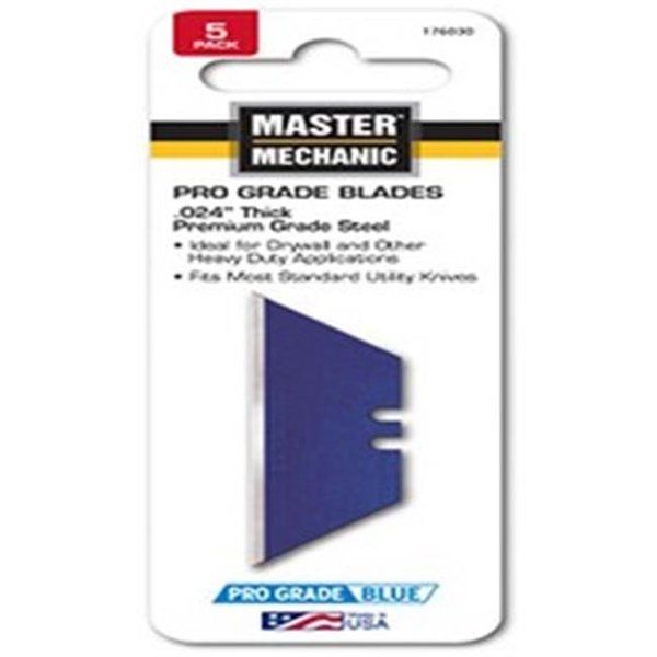 Idl Tool International IDL Tool International 176030 Master Mechanic Pro Blue Blade - Pack of 5 176030